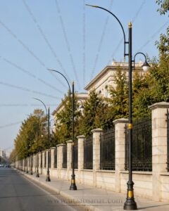 پایه چراغ خیابانی دکوراتیو طرح کاسپین