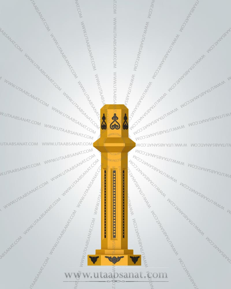 پایه چراغ خیابانی دکوراتیو طرح پالم