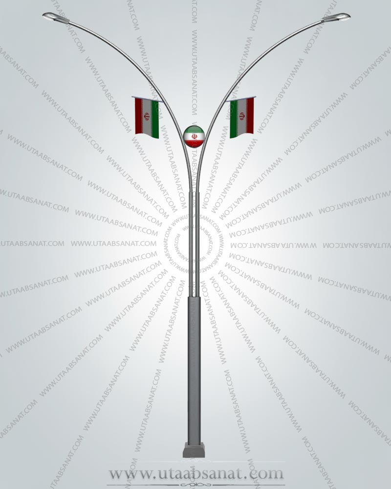 پایه چراغ خیابانی مینیمال طرح جیوکس
